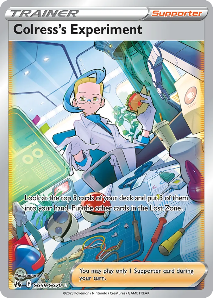 Colress's Experiment #GG59 Crown Zenith Pokemon card