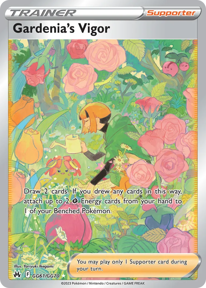 Gardenia's Vigor #GG61 Crown Zenith Pokemon card