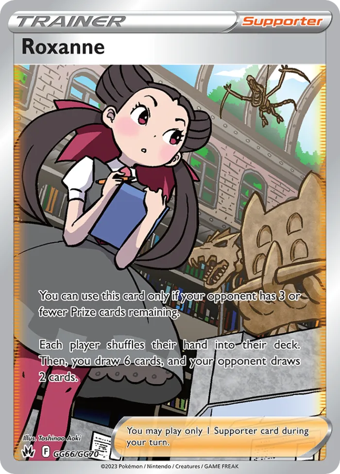 Roxanne #GG66 Crown Zenith Pokemon card