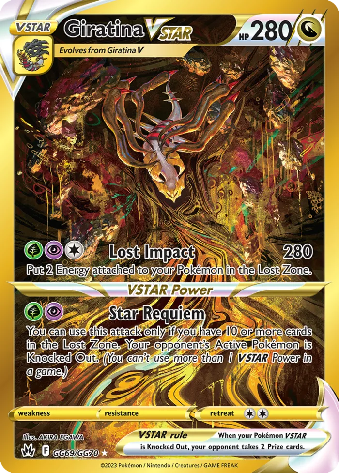 Giratina VSTAR #GG69 Crown Zenith Pokemon card