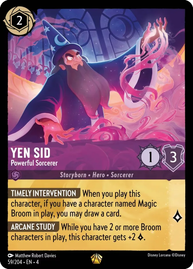 Yen Sid #59 Ursula's Return Disney Lorcana card