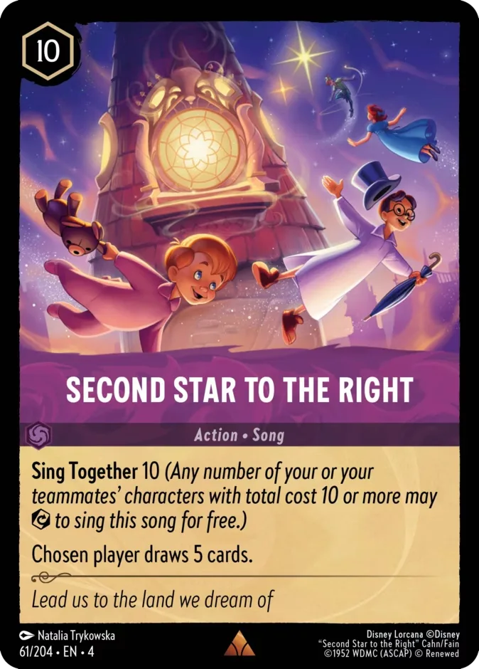 Second Star to the Right #61 Ursula's Return Disney Lorcana card