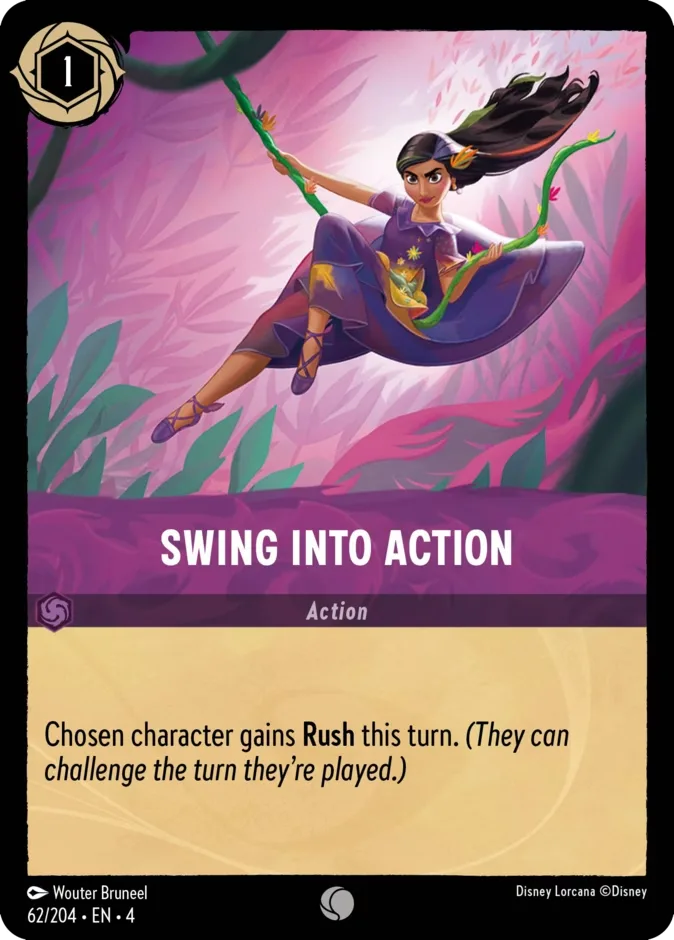 Swing into Action #62 Ursula's Return Disney Lorcana card