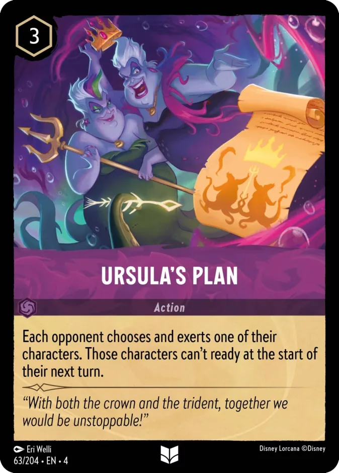 Ursula’s Plan #63 Ursula's Return Disney Lorcana card