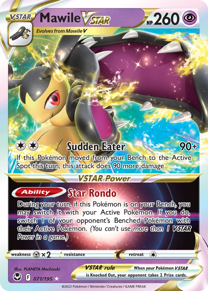 Mawile VSTAR #71 Silver Tempest Pokemon card