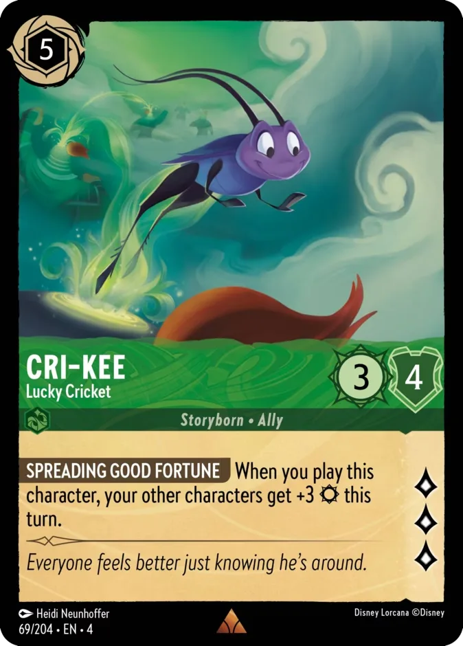 Cri-Kee #69 Ursula's Return Disney Lorcana card
