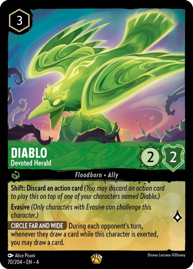 Diablo #70 Ursula's Return Disney Lorcana card