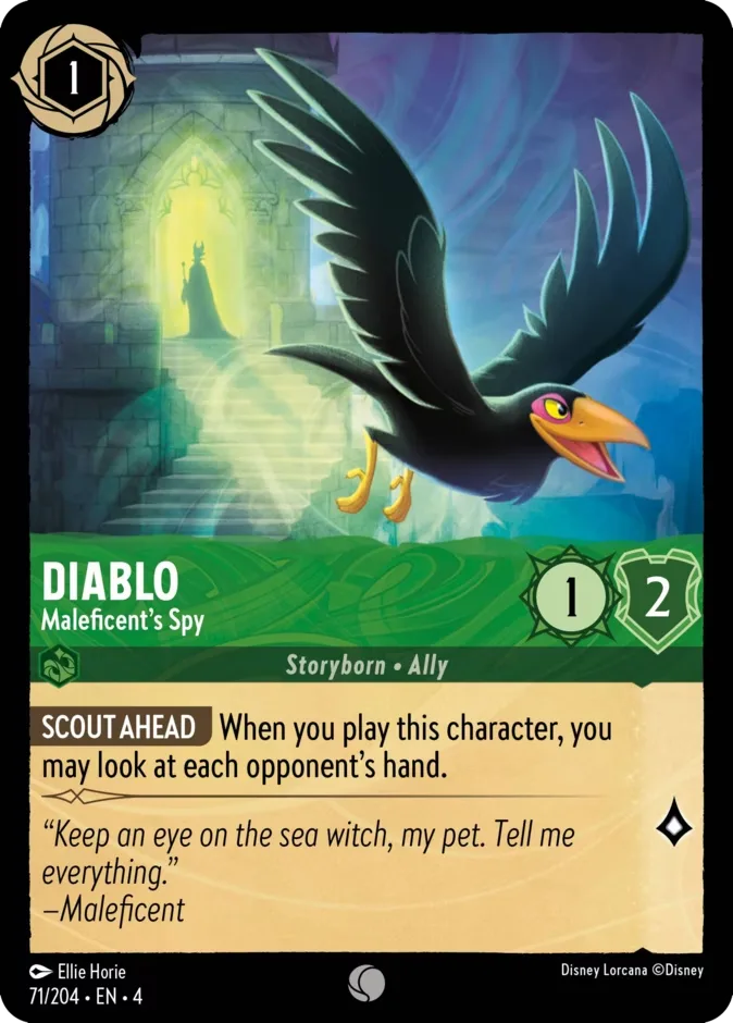Diablo #71 Ursula's Return Disney Lorcana card