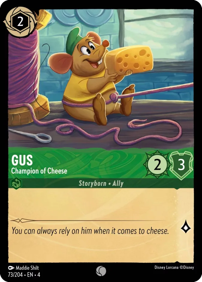 Gus #73 Ursula's Return Disney Lorcana card