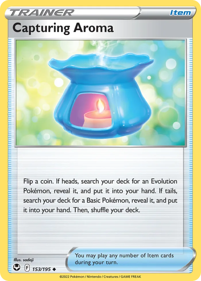 Capturing Aroma #153 Silver Tempest Pokemon card