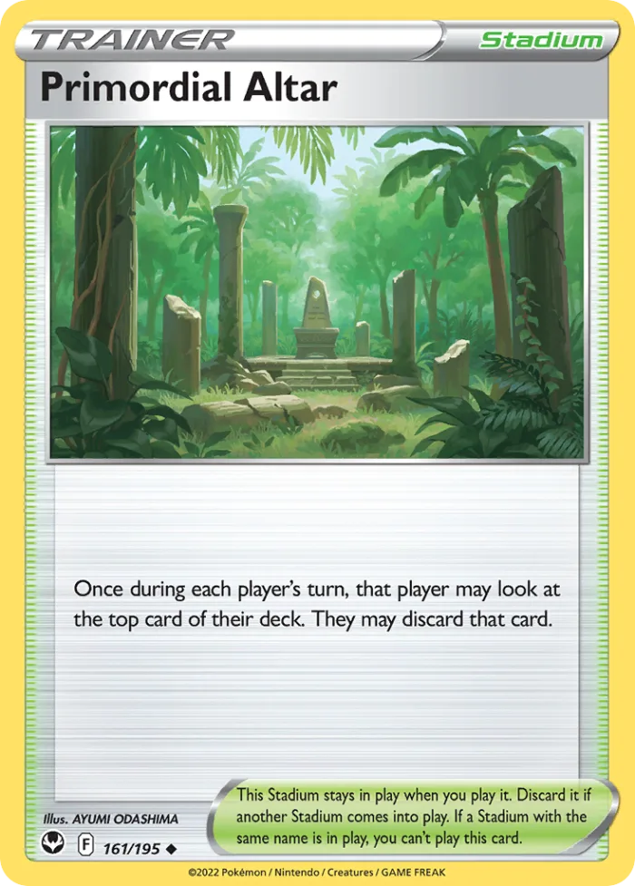 Primordial Altar #161 Silver Tempest Pokemon card