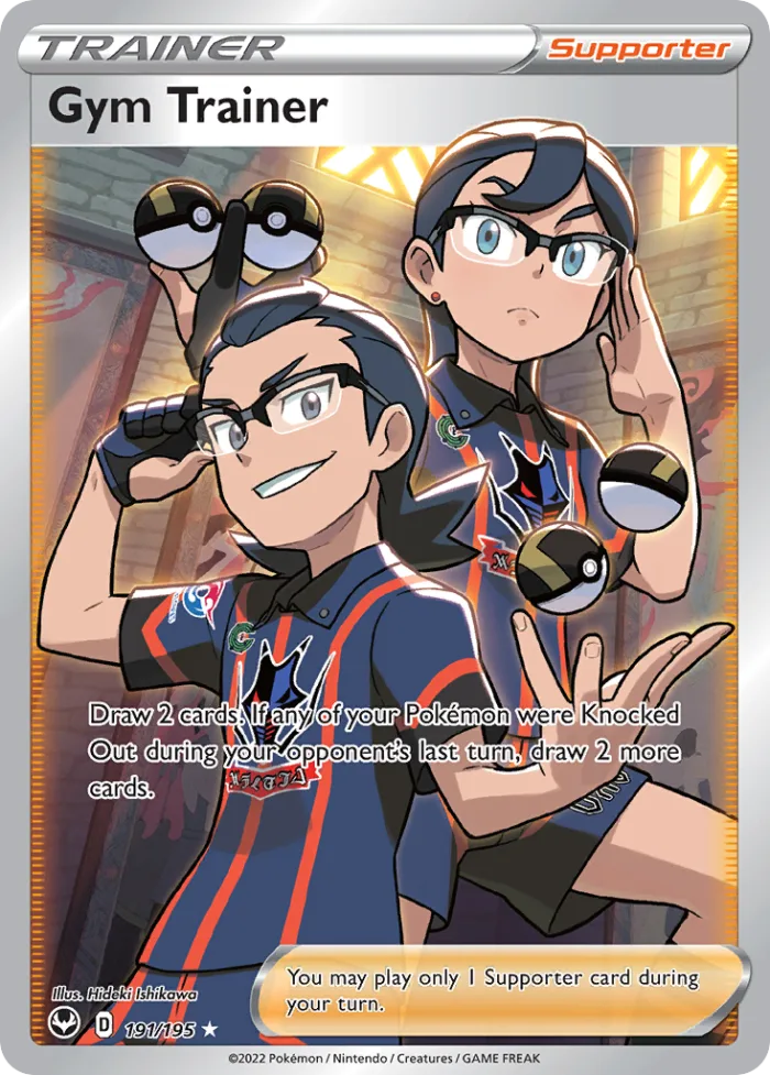 Gym Trainer #191 Silver Tempest Pokemon card