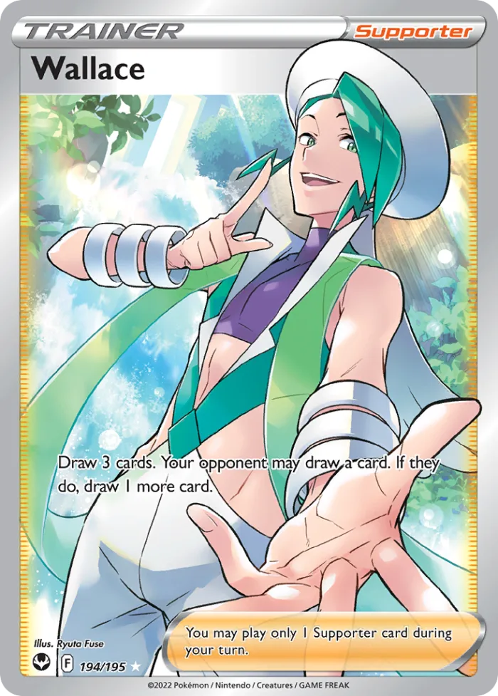 Wallace #194 Silver Tempest Pokemon card