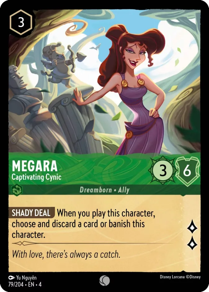 Megara #79 Ursula's Return Disney Lorcana card