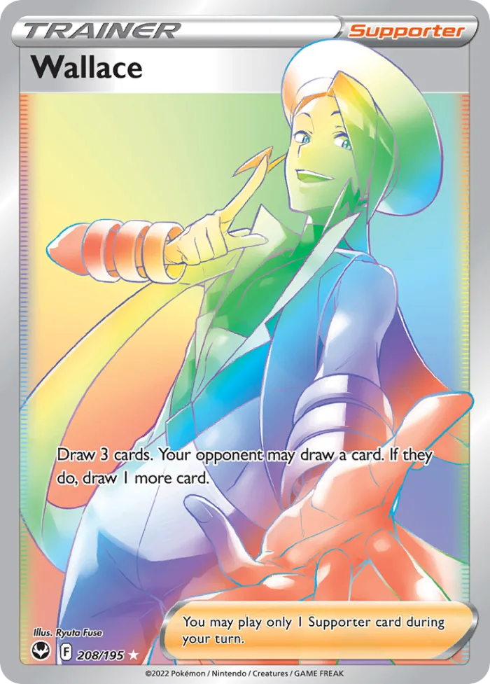 Wallace #208 Silver Tempest Pokemon card