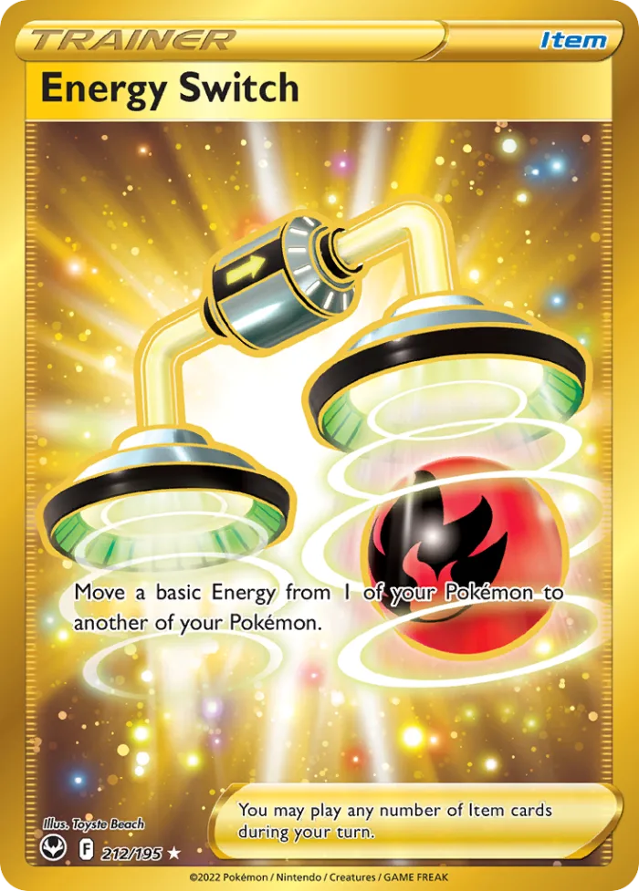 Energy Switch #212 Silver Tempest Pokemon card