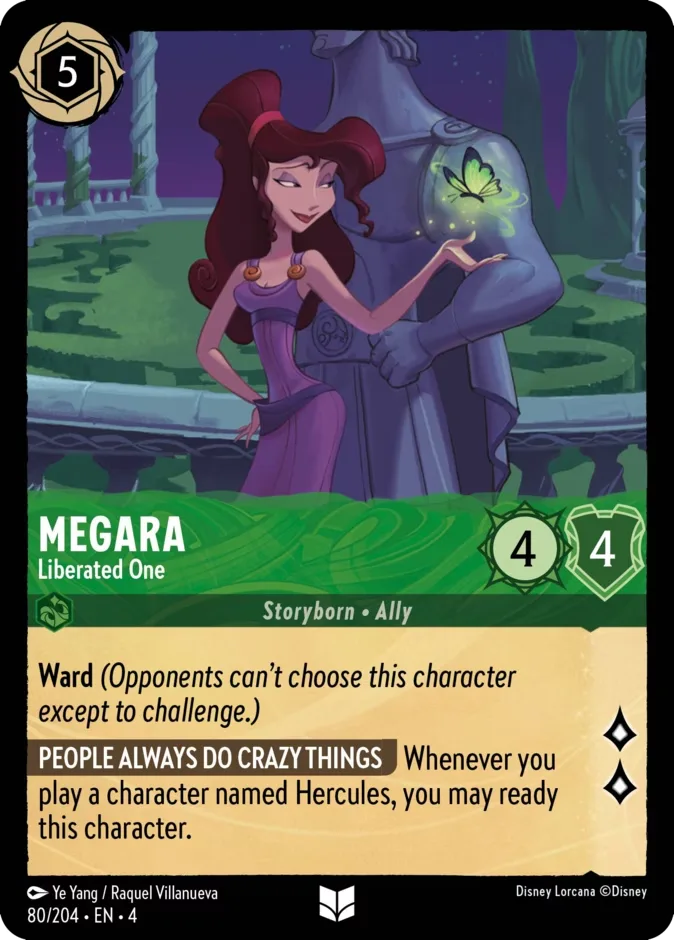 Megara #80 Ursula's Return Disney Lorcana card