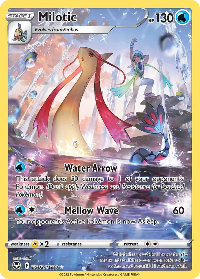 Milotic #TG02 Silver Tempest Pokemon card