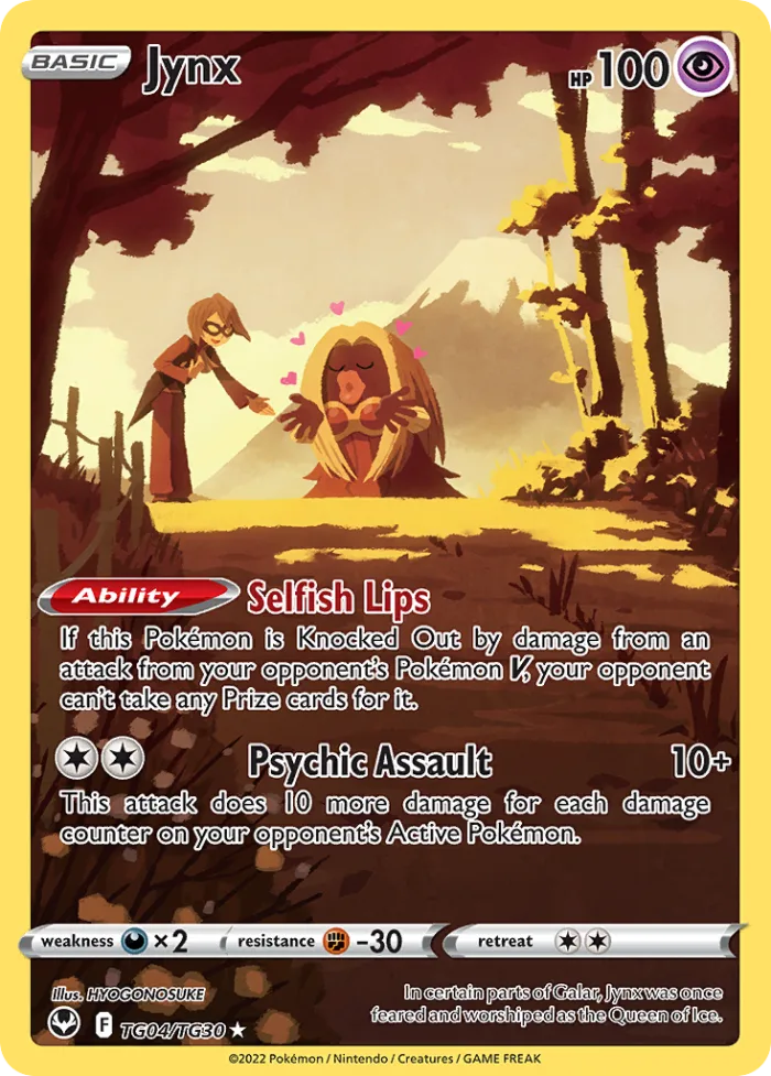 Jynx #TG04 Silver Tempest Pokemon card