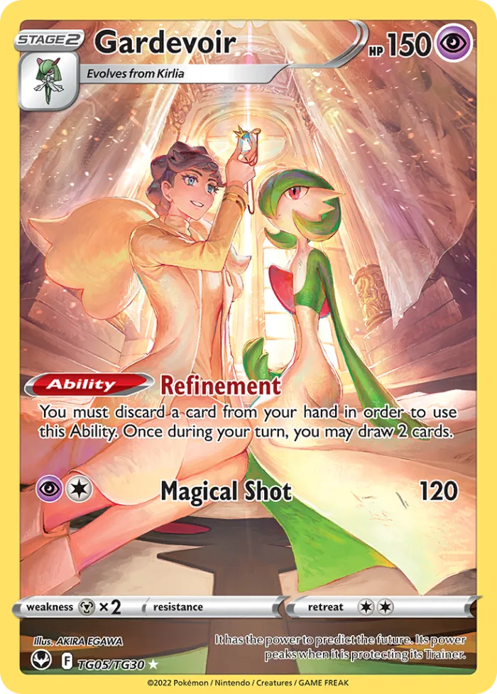 Gardevoir #TG05 Silver Tempest Pokemon card