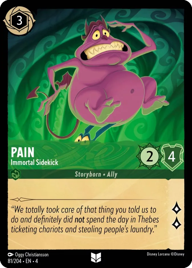 Pain #81 Ursula's Return Disney Lorcana card