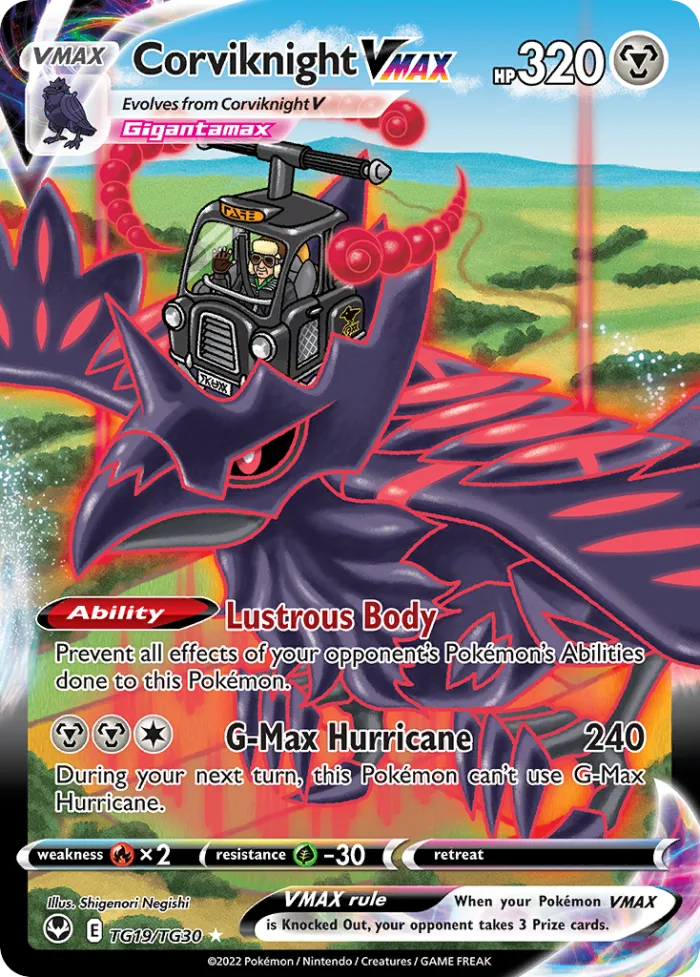 Corviknight VMAX #TG19 Silver Tempest Pokemon card