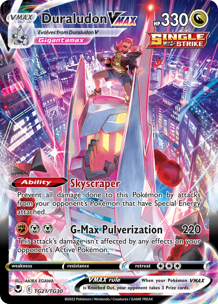 Duraludon VMAX #TG21 Silver Tempest Pokemon card