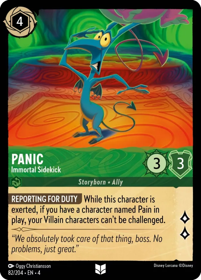 Panic #82 Ursula's Return Disney Lorcana card