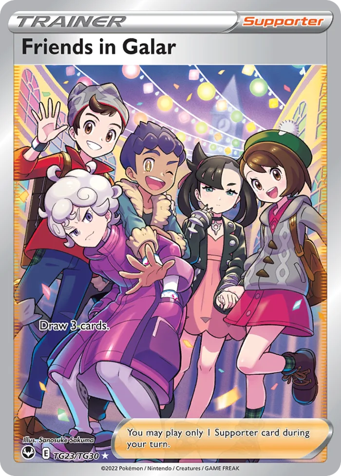 Friends in Galar #TG23 Silver Tempest Pokemon card