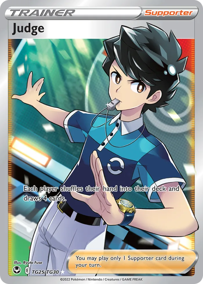 Judge #TG25 Silver Tempest Pokemon card