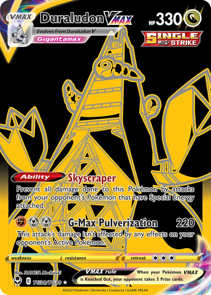 Duraludon VMAX #TG30 Silver Tempest Pokemon card