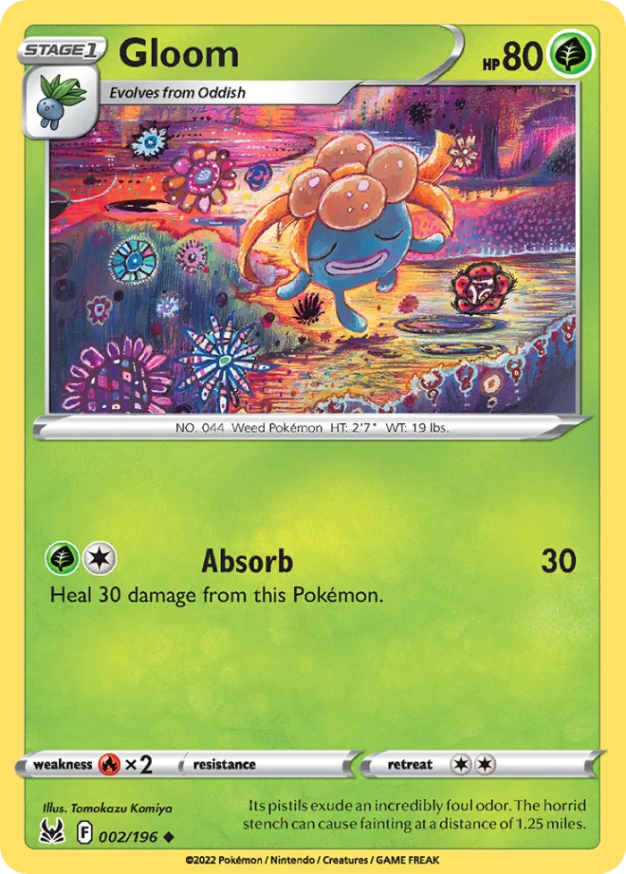 Gloom #2 Lost Origin Pokemon card