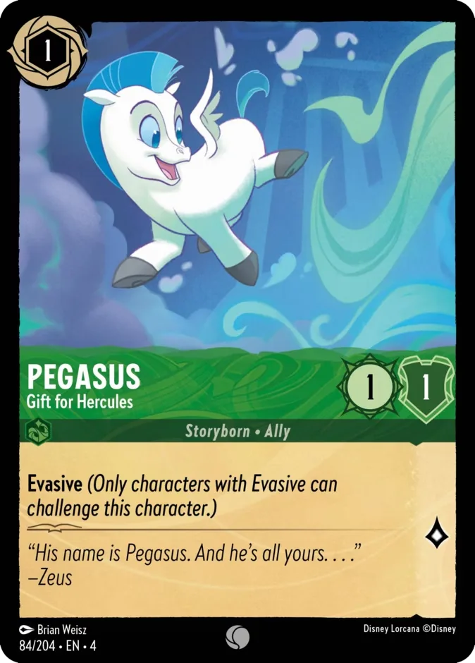 Pegasus #84 Ursula's Return Disney Lorcana card