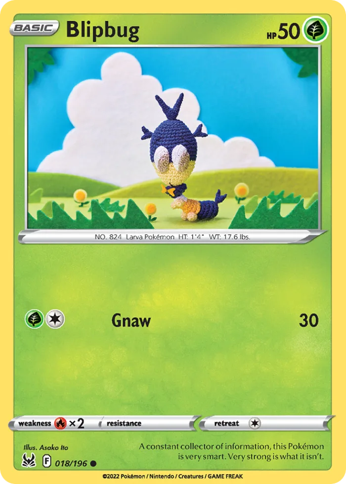 Blipbug #18 Lost Origin Pokemon card