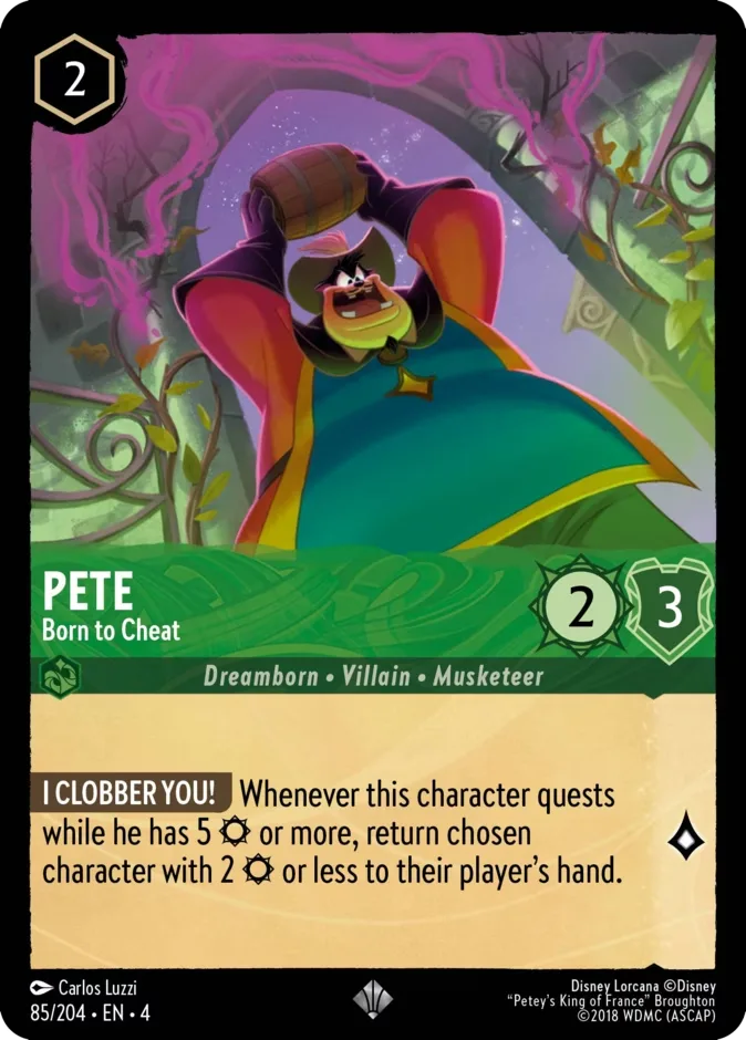 Pete #85 Ursula's Return Disney Lorcana card