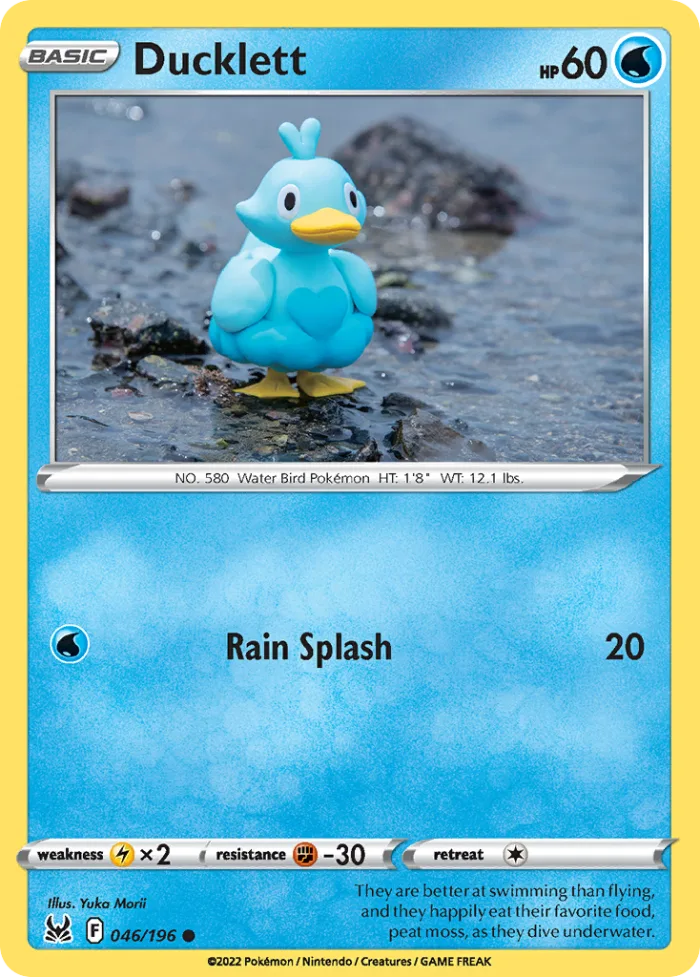 Ducklett #46 Lost Origin Pokemon card