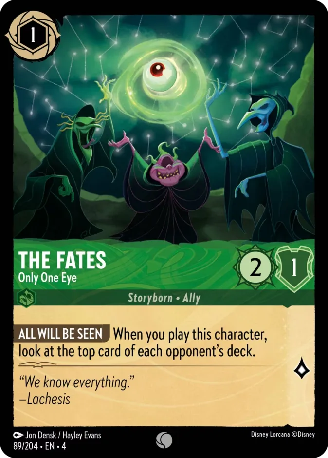 The Fates #89 Ursula's Return Disney Lorcana card