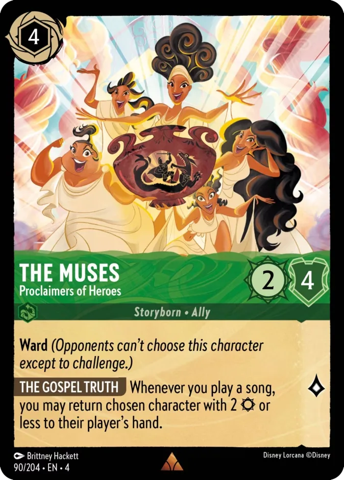 The Muses #90 Ursula's Return Disney Lorcana card