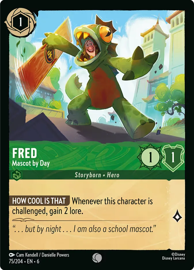 Fred #75 Azurite Sea Disney Lorcana card