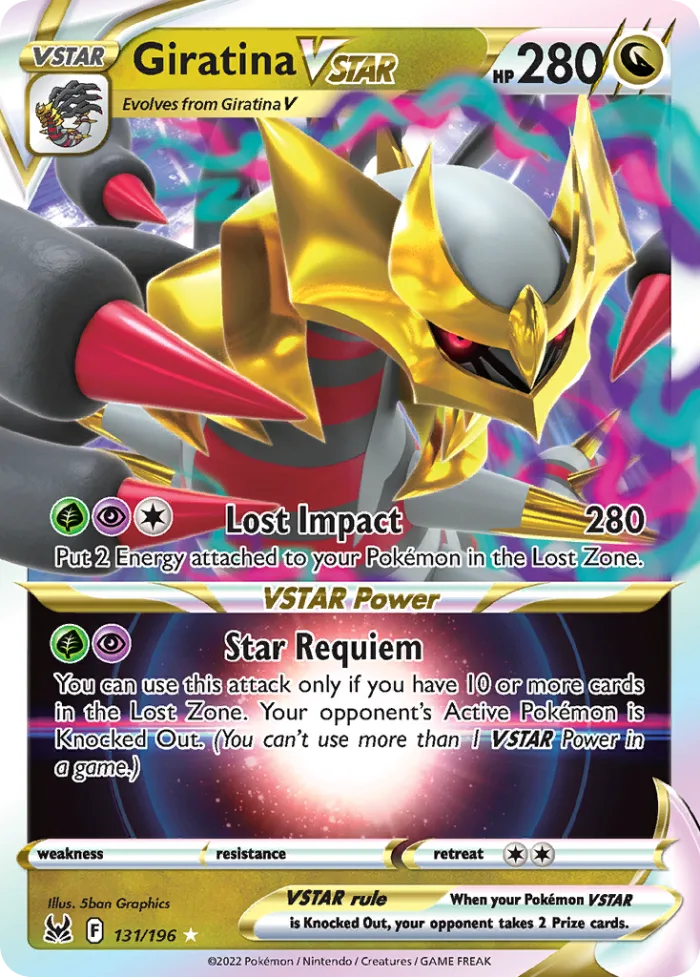 Giratina VSTAR #131 Lost Origin Pokemon card