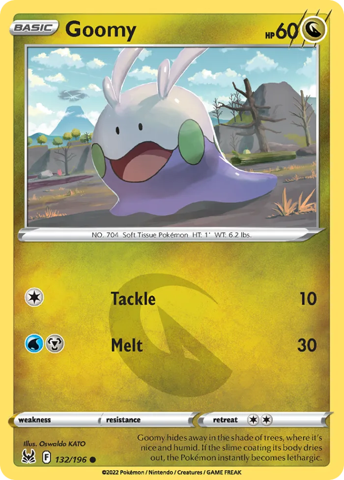 Goomy #132 Lost Origin Pokemon card