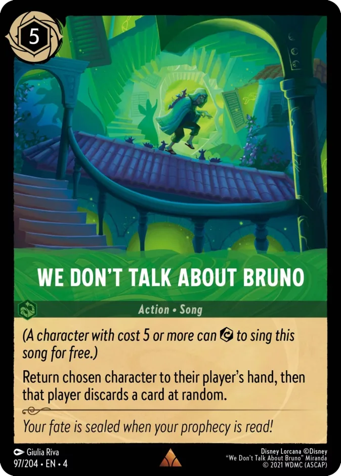 We Don’t Talk About Bruno #97 Ursula's Return Disney Lorcana card