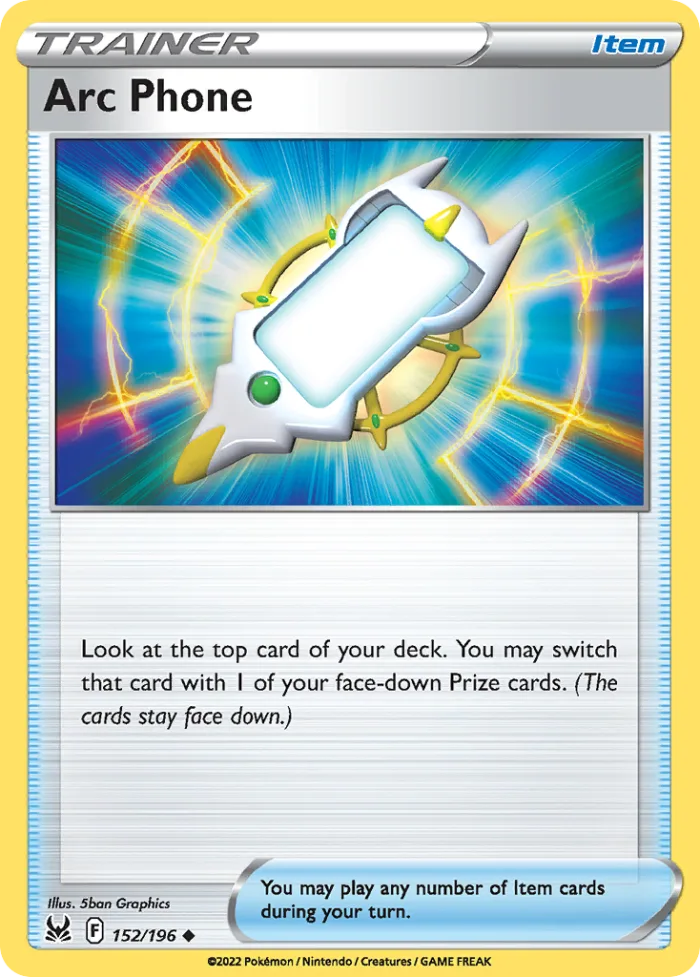 Arc Phone #152 Lost Origin Pokemon card