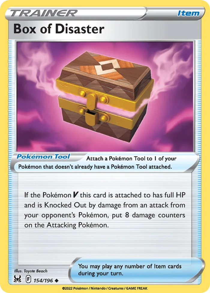 Box of Disaster #154 Lost Origin Pokemon card