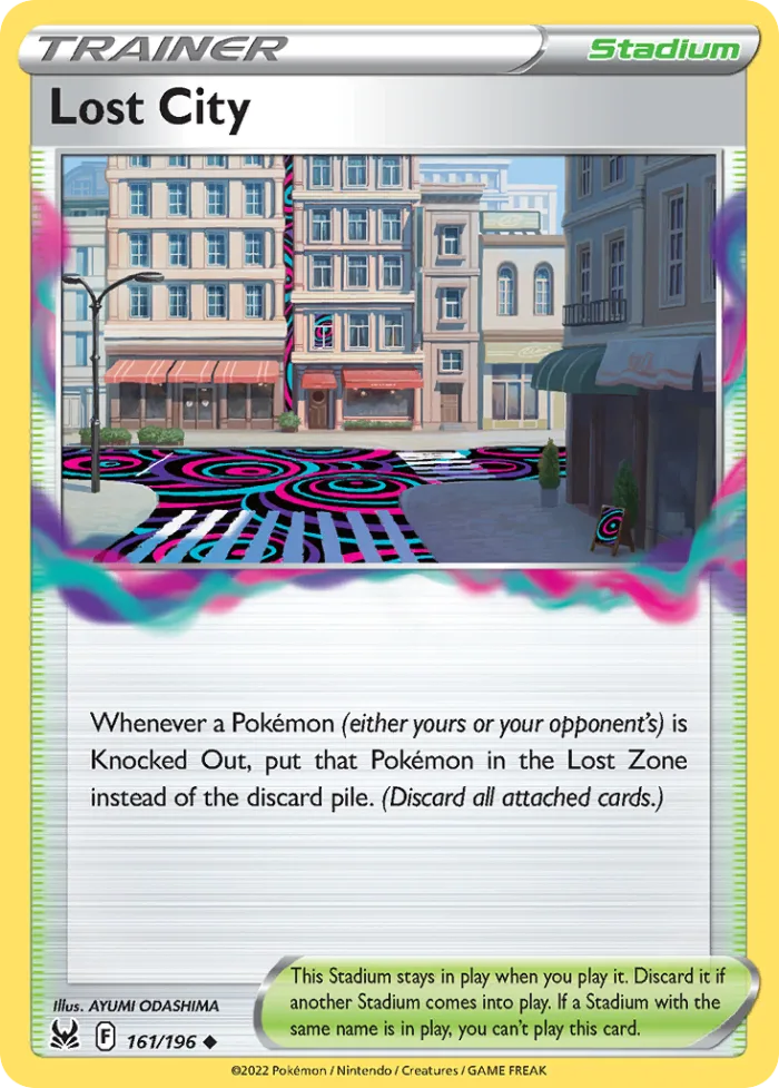 Lost City #161 Lost Origin Pokemon card