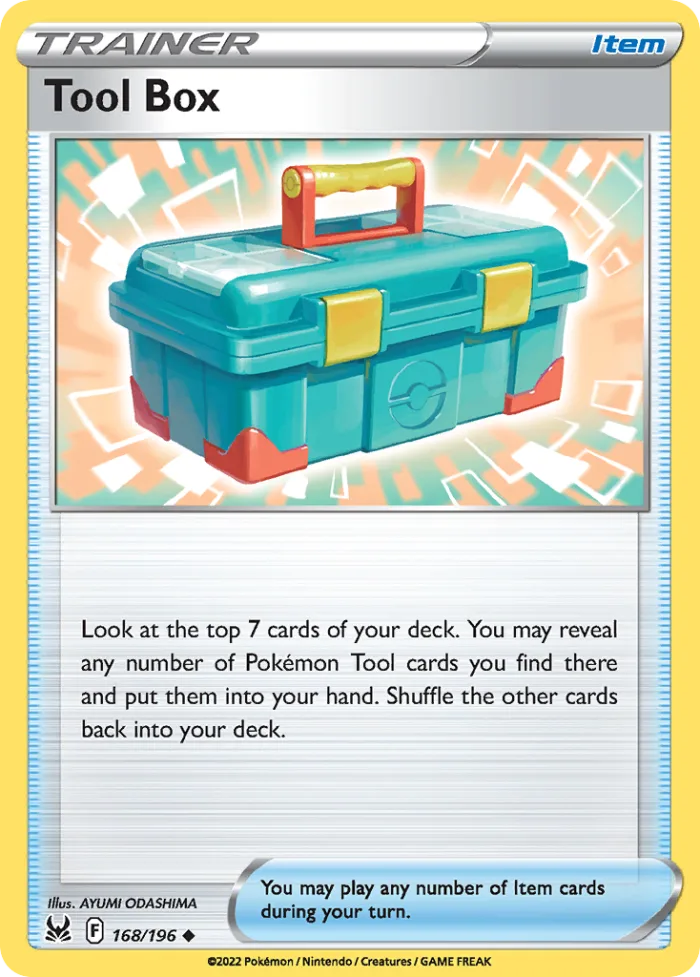 Tool Box #168 Lost Origin Pokemon card