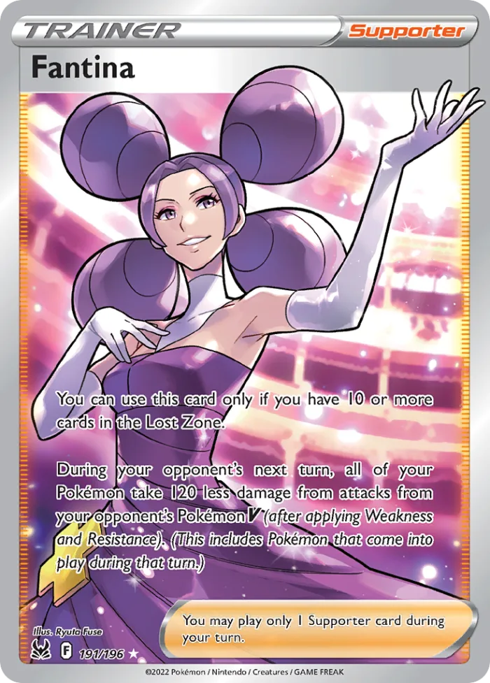 Fantina #191 Lost Origin Pokemon card