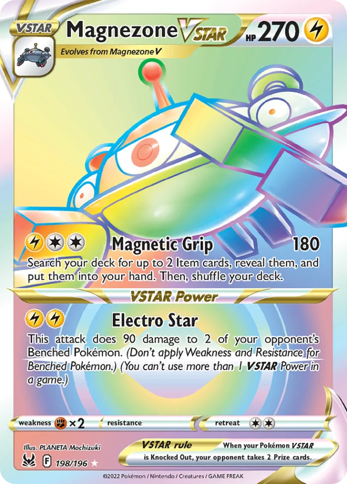 Magnezone VSTAR #198 Lost Origin Pokemon card
