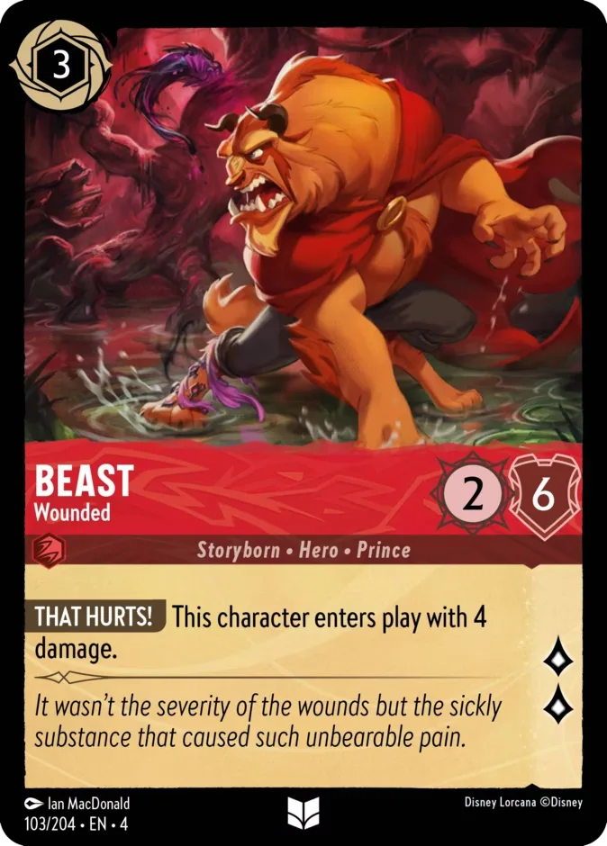 Beast #103 Ursula's Return Disney Lorcana card