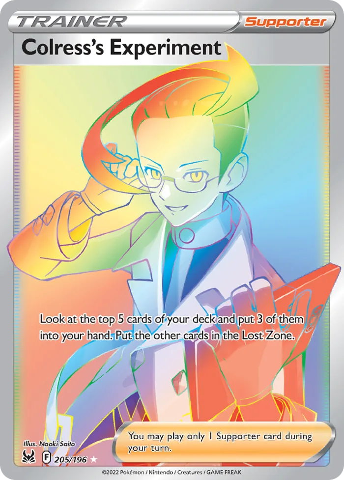 Colress's Experiment #205 Lost Origin Pokemon card